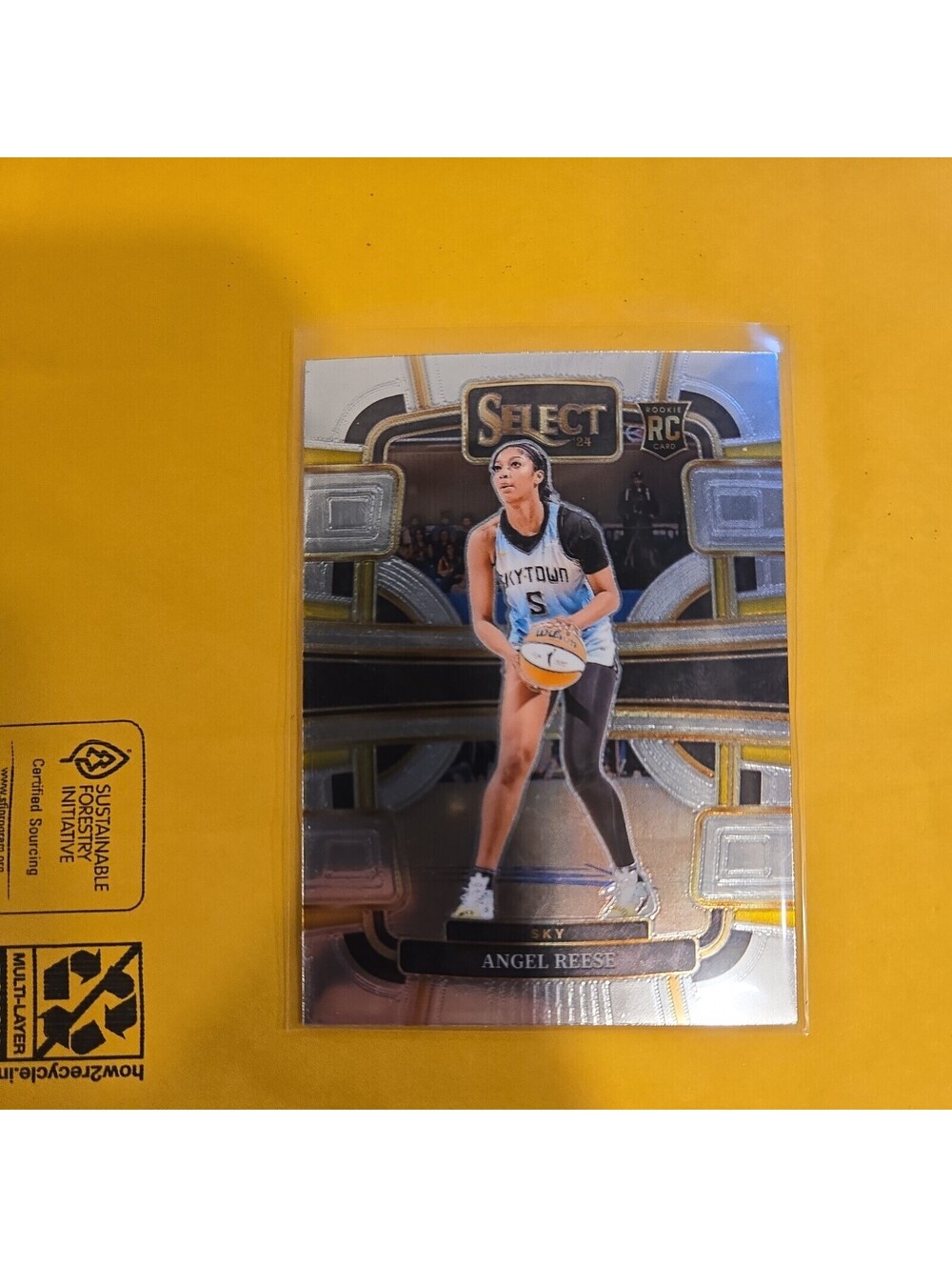 2024 Panini Select Angel Reese Concourse Base Rookie Card -#5 Chicago Sky